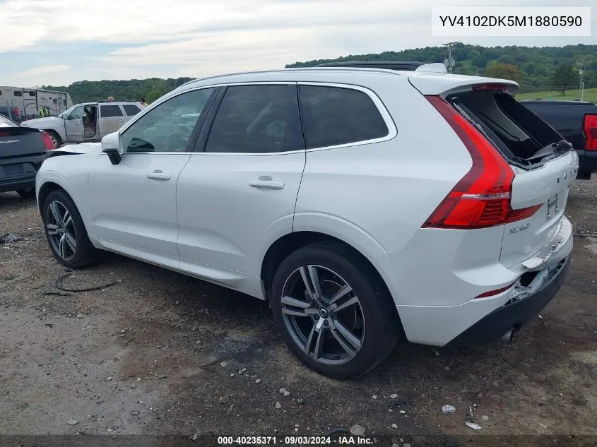 YV4102DK5M1880590 2021 Volvo Xc60 T5 Momentum