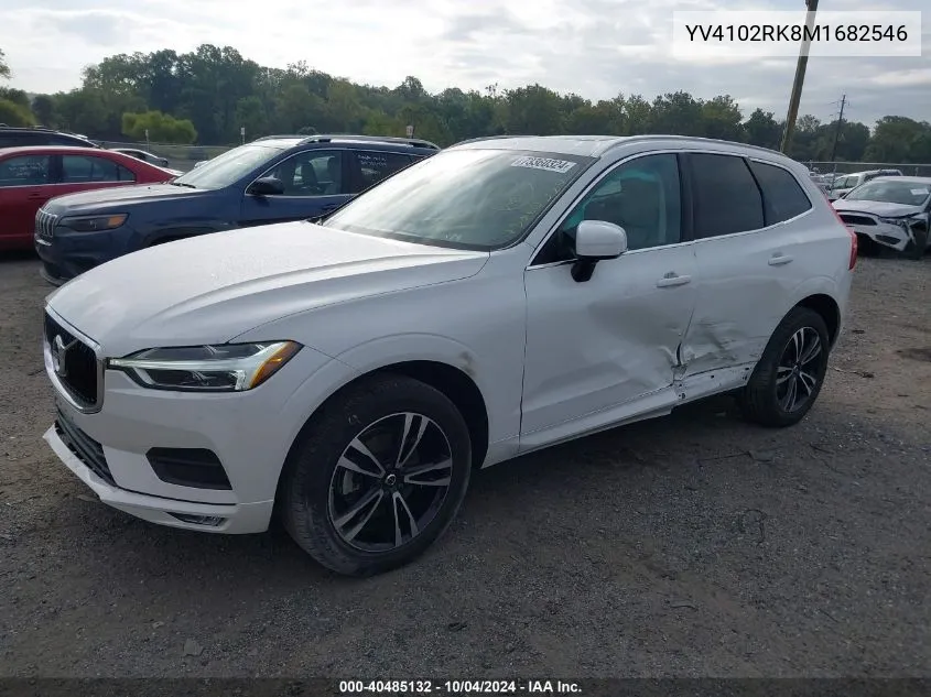 2021 Volvo Xc60 T5 Momentum VIN: YV4102RK8M1682546 Lot: 40485132