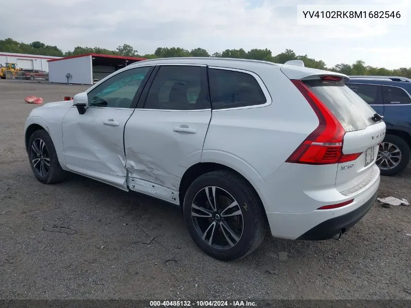 2021 Volvo Xc60 T5 Momentum VIN: YV4102RK8M1682546 Lot: 40485132