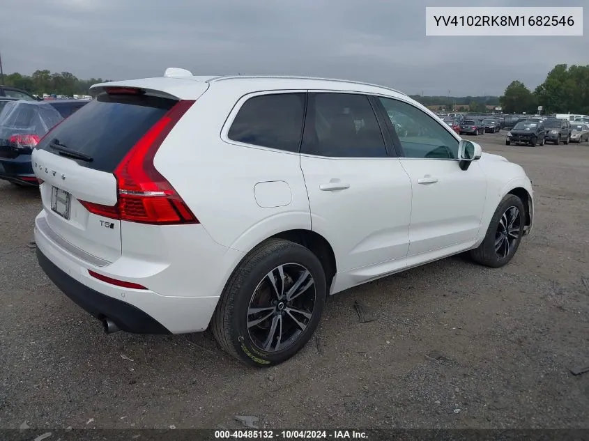 2021 Volvo Xc60 T5 Momentum VIN: YV4102RK8M1682546 Lot: 40485132