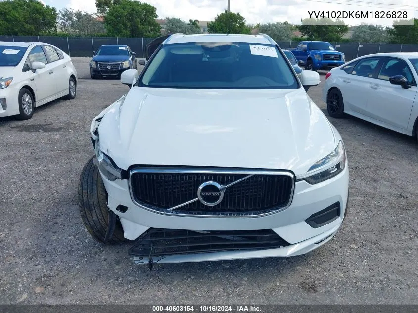 YV4102DK6M1826828 2021 Volvo Xc60 T5 Momentum