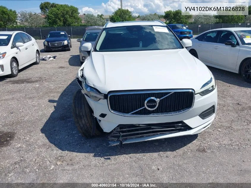 YV4102DK6M1826828 2021 Volvo Xc60 T5 Momentum