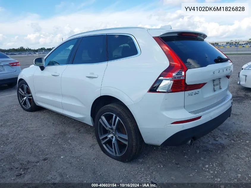 YV4102DK6M1826828 2021 Volvo Xc60 T5 Momentum