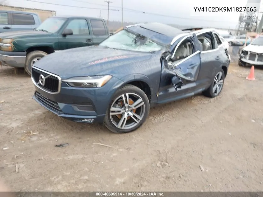 2021 Volvo Xc60 T5 Momentum VIN: YV4102DK9M1827665 Lot: 40695914