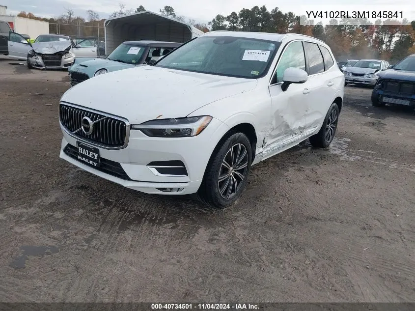 2021 Volvo Xc60 T5 Inscription VIN: YV4102RL3M1845841 Lot: 40734501