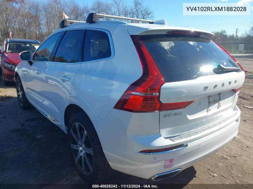 2021 Volvo Xc60 T5 Inscription VIN: YV4102RLXM1882028 Lot: 40825242