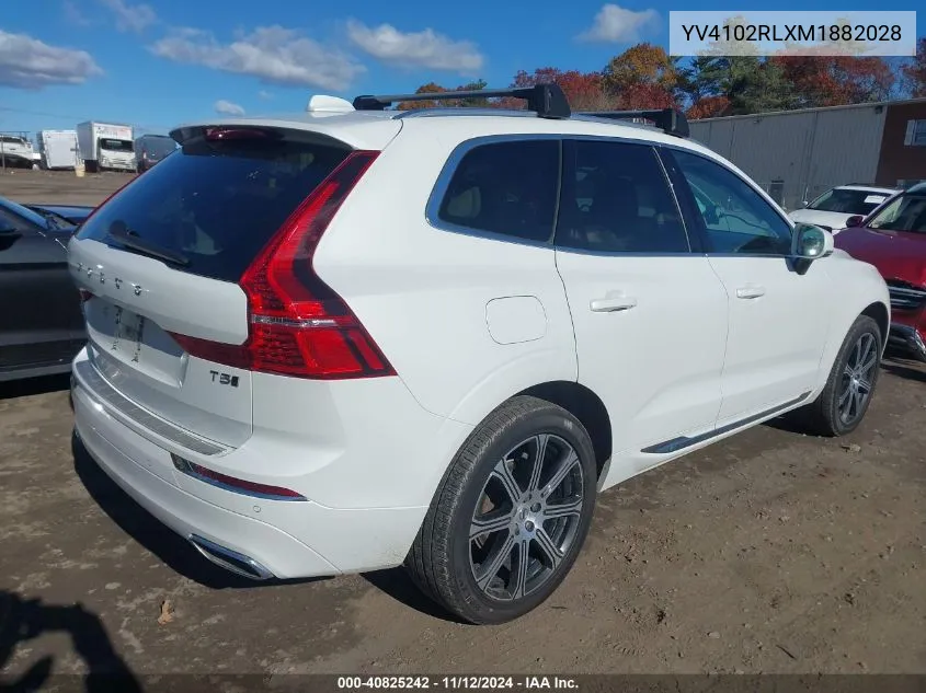 2021 Volvo Xc60 T5 Inscription VIN: YV4102RLXM1882028 Lot: 40825242