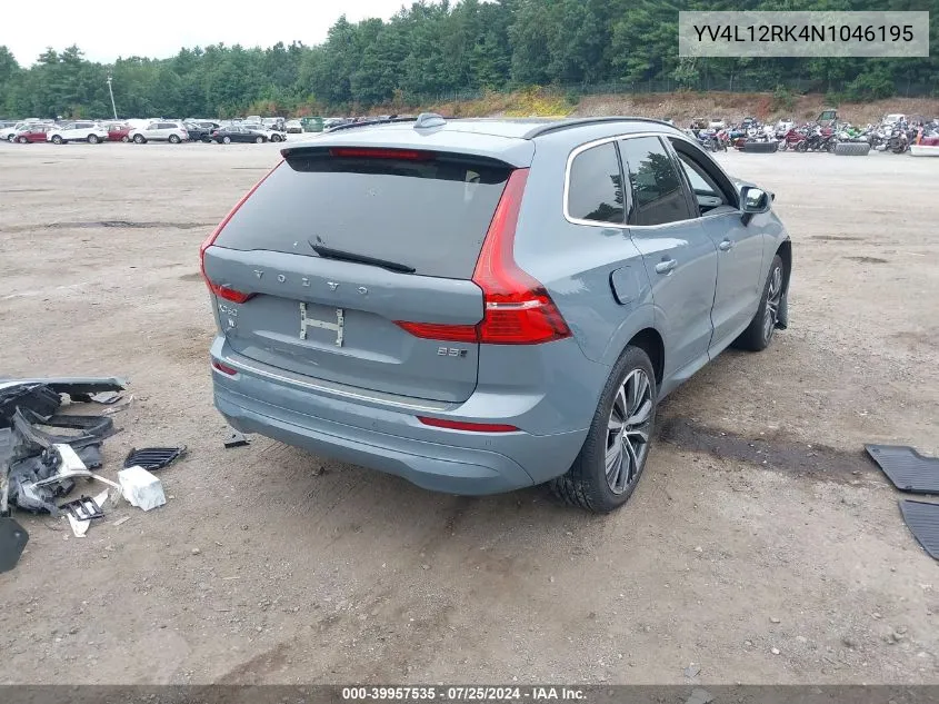 YV4L12RK4N1046195 2022 Volvo Xc60 B5 Momentum