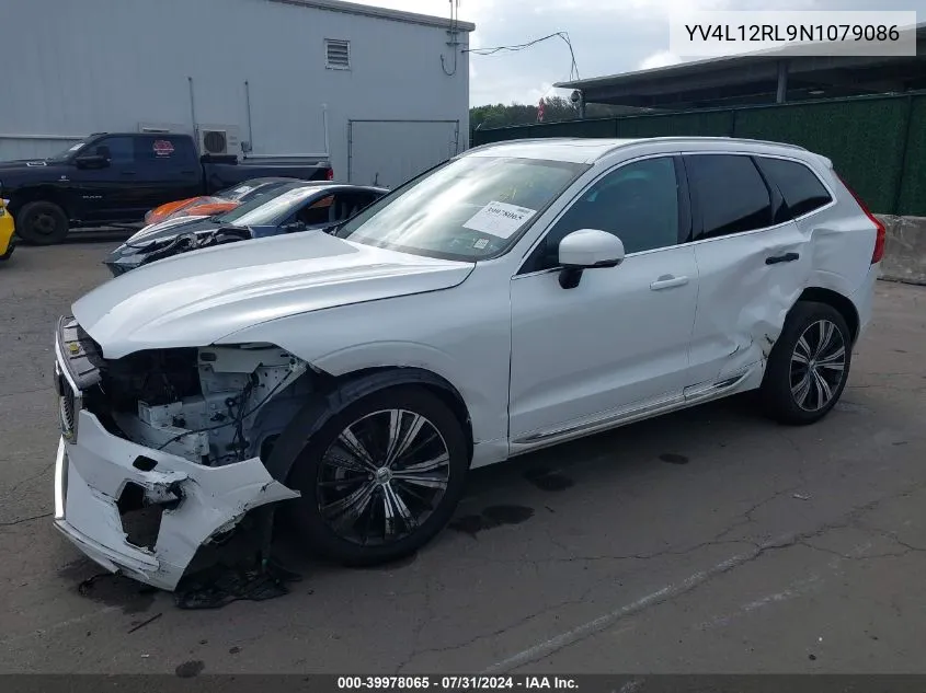 2022 Volvo Xc60 B5 Inscription VIN: YV4L12RL9N1079086 Lot: 39978065