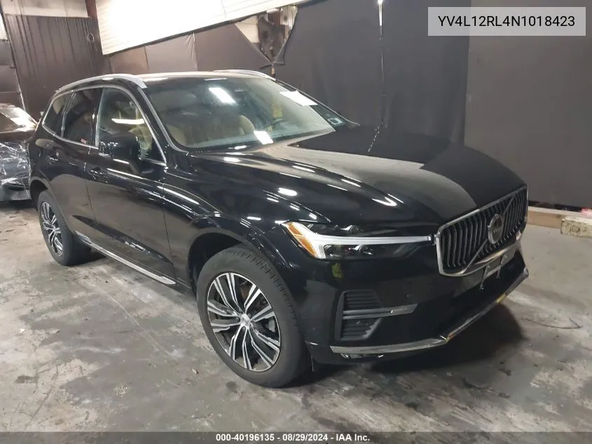 2022 Volvo Xc60 B5 Inscription VIN: YV4L12RL4N1018423 Lot: 40196135