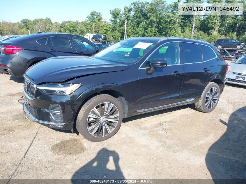 YV4L12RL9N1046492 2022 Volvo Xc60 B5 Inscription