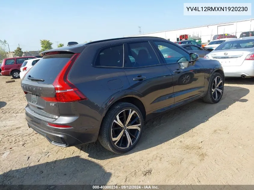 2022 Volvo Xc60 B5 R-Design VIN: YV4L12RMXN1920230 Lot: 40300238