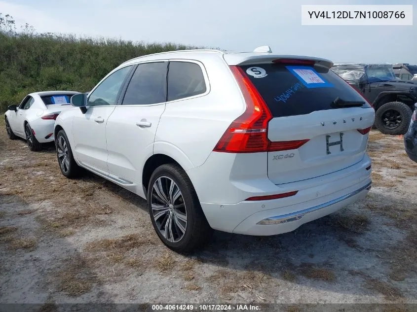 YV4L12DL7N1008766 2022 Volvo Xc60 B5 Inscription