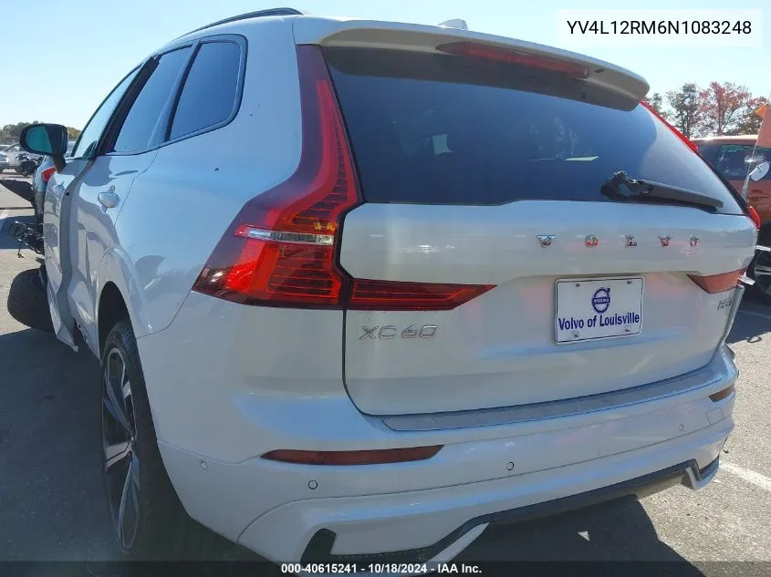 2022 Volvo Xc60 B5 R-Design VIN: YV4L12RM6N1083248 Lot: 40615241