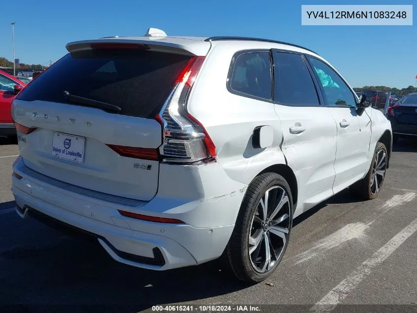 2022 Volvo Xc60 B5 R-Design VIN: YV4L12RM6N1083248 Lot: 40615241