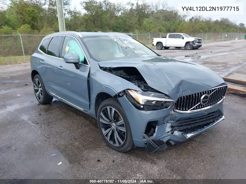 2022 Volvo Xc60 B5 Inscription VIN: YV4L12DL2N1977715 Lot: 40775107