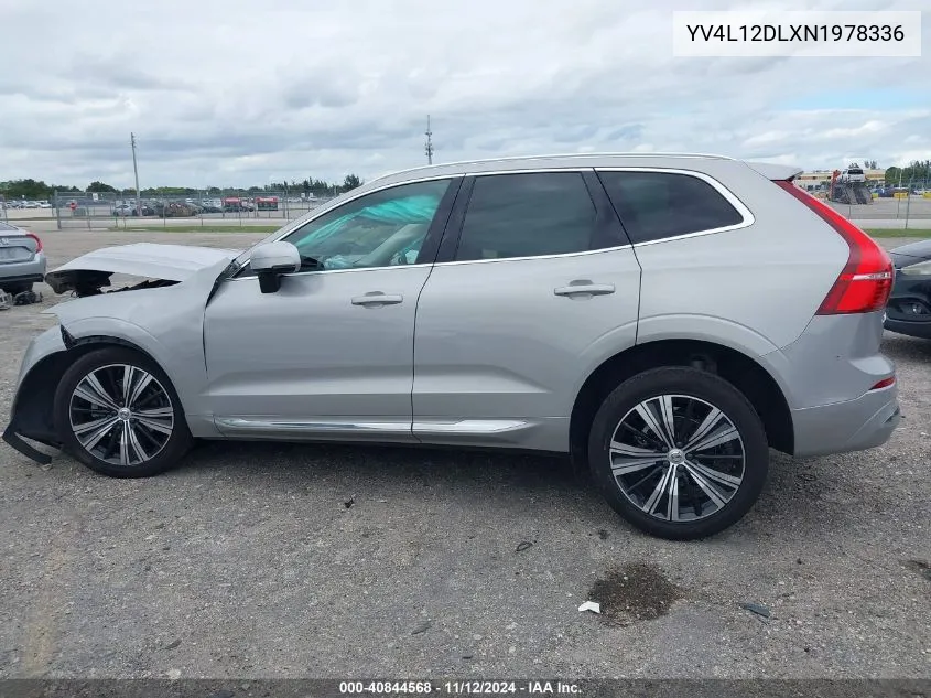 2022 Volvo Xc60 B5 Inscription VIN: YV4L12DLXN1978336 Lot: 40844568