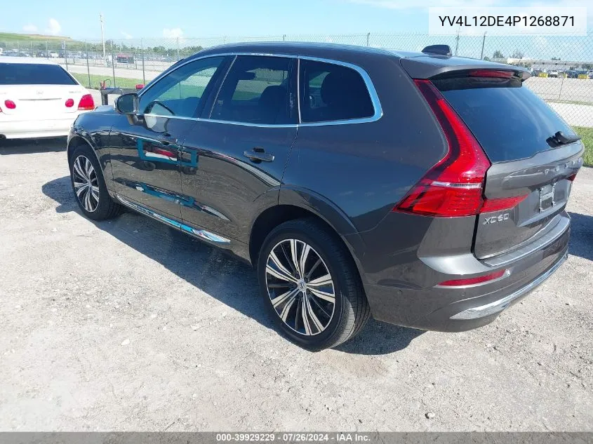 2023 Volvo Xc60 B5 Plus Bright Theme VIN: YV4L12DE4P1268871 Lot: 39929229