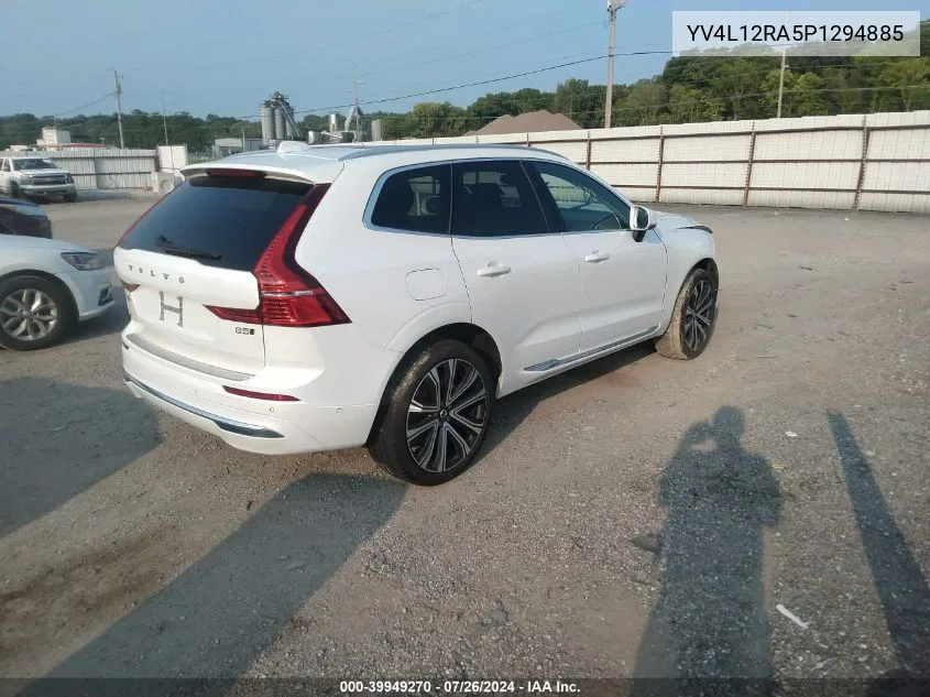 2023 Volvo Xc60 Ultimate VIN: YV4L12RA5P1294885 Lot: 39949270