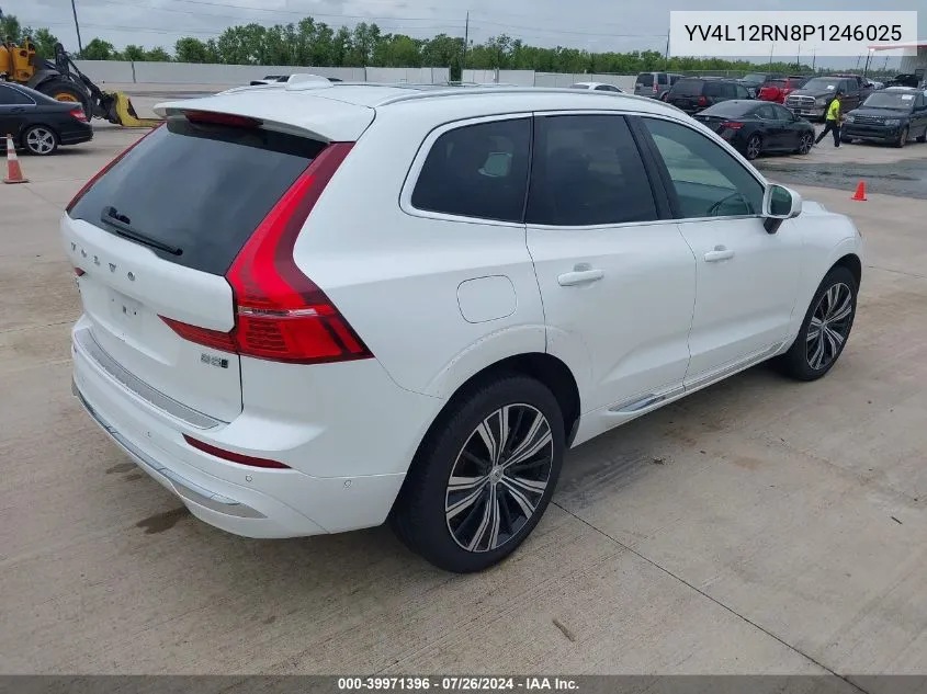 2023 Volvo Xc60 B5 Plus Bright Theme VIN: YV4L12RN8P1246025 Lot: 39971396