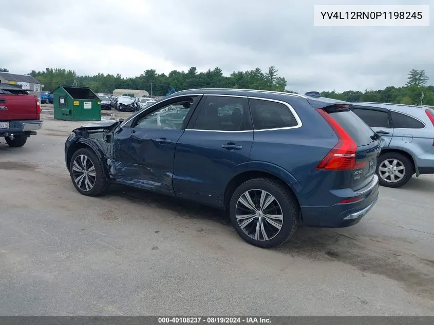 2023 Volvo Xc60 B5 Plus Bright Theme VIN: YV4L12RN0P1198245 Lot: 40108237