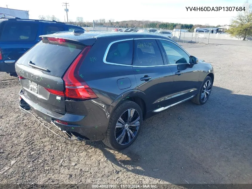 2023 Volvo Xc60 Recharge Plug-In Hybrid T8 Ultimate Bright Theme VIN: YV4H60DA3P1307684 Lot: 40823907