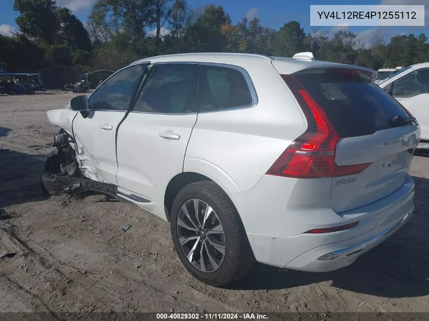 2023 Volvo Xc60 B5 Plus Bright Theme VIN: YV4L12RE4P1255112 Lot: 40829302