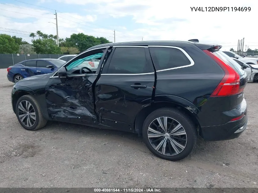 2023 Volvo Xc60 B5 Plus Bright Theme VIN: YV4L12DN9P1194699 Lot: 40881544