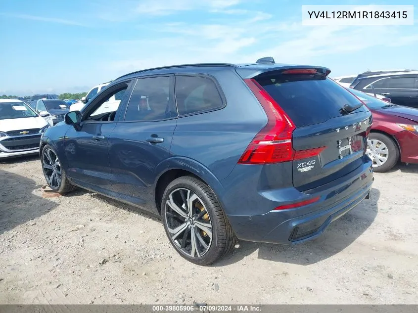 2024 Volvo Xc60 B5 Ultimate Dark Theme VIN: YV4L12RM1R1843415 Lot: 39805906