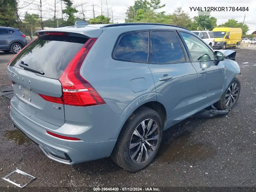 YV4L12RK0R1784484 2024 Volvo Xc60 B5 Core Dark Theme