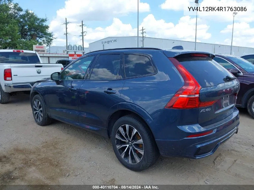 2024 Volvo Xc60 B5 Core Dark Theme VIN: YV4L12RK4R1763086 Lot: 40110704