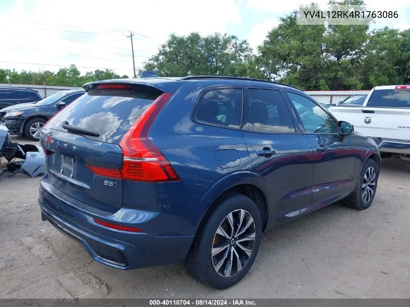 2024 Volvo Xc60 B5 Core Dark Theme VIN: YV4L12RK4R1763086 Lot: 40110704