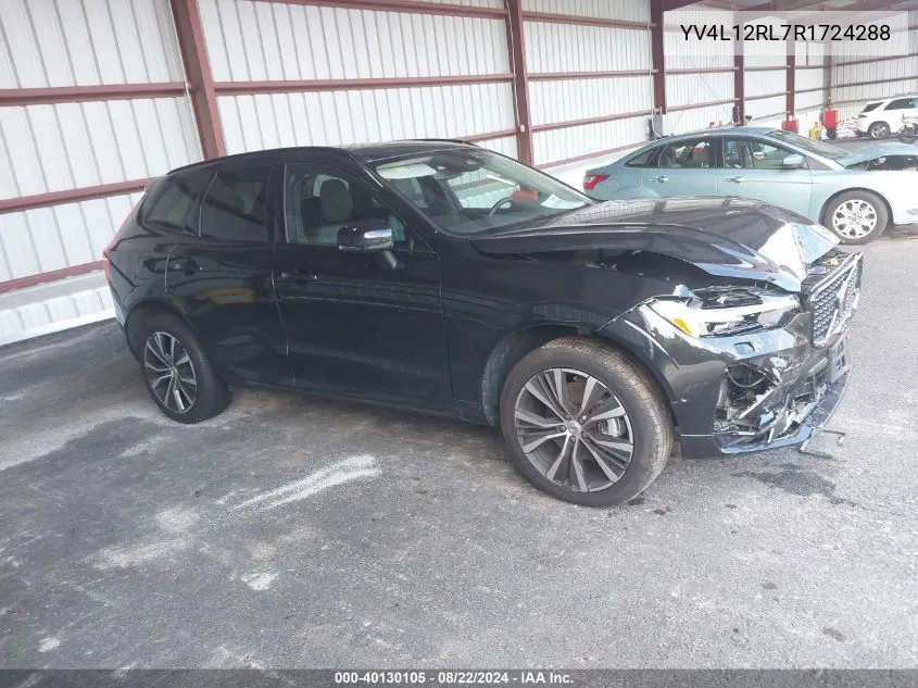 2024 Volvo Xc60 B5 Plus Dark Theme VIN: YV4L12RL7R1724288 Lot: 40130105