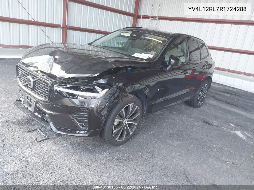 2024 Volvo Xc60 B5 Plus Dark Theme VIN: YV4L12RL7R1724288 Lot: 40130105