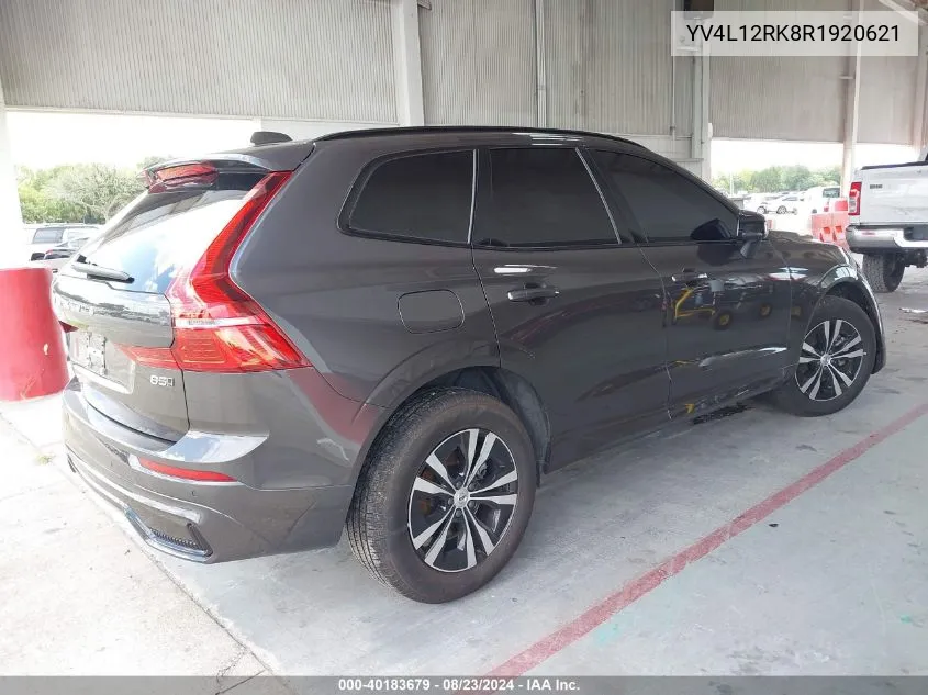 2024 Volvo Xc60 B5 Core Dark Theme VIN: YV4L12RK8R1920621 Lot: 40183679