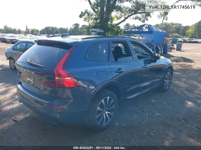 2024 Volvo Xc60 B5 Plus Dark Theme VIN: YV4L12RLXR1745619 Lot: 40303291