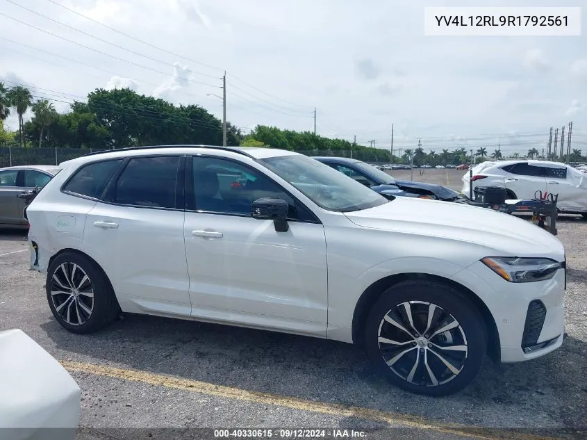 2024 Volvo Xc60 Plus VIN: YV4L12RL9R1792561 Lot: 40330615