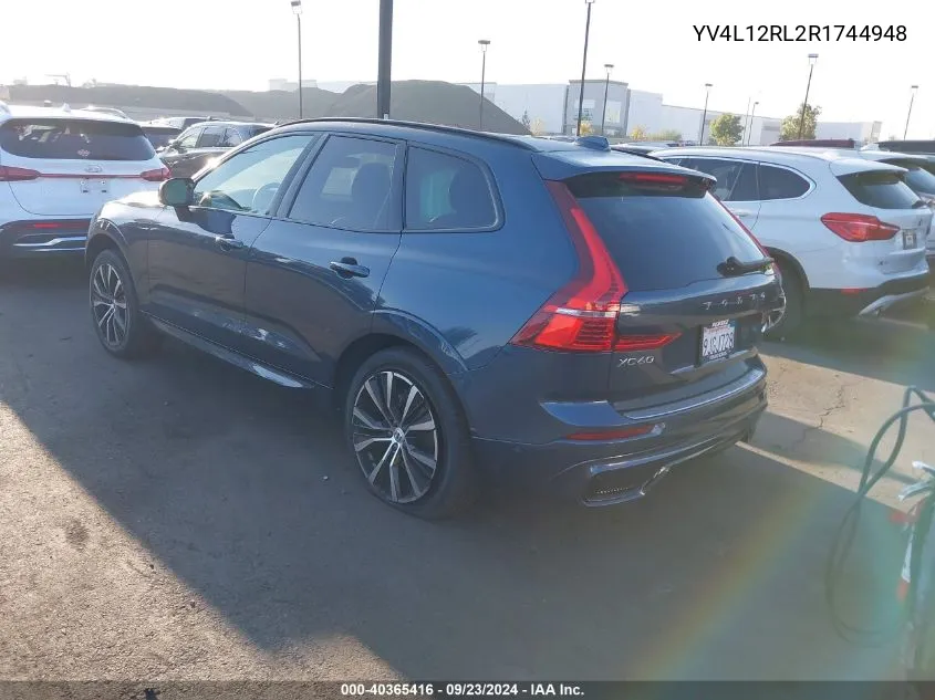 2024 Volvo Xc60 B5 Plus Dark Theme VIN: YV4L12RL2R1744948 Lot: 40365416