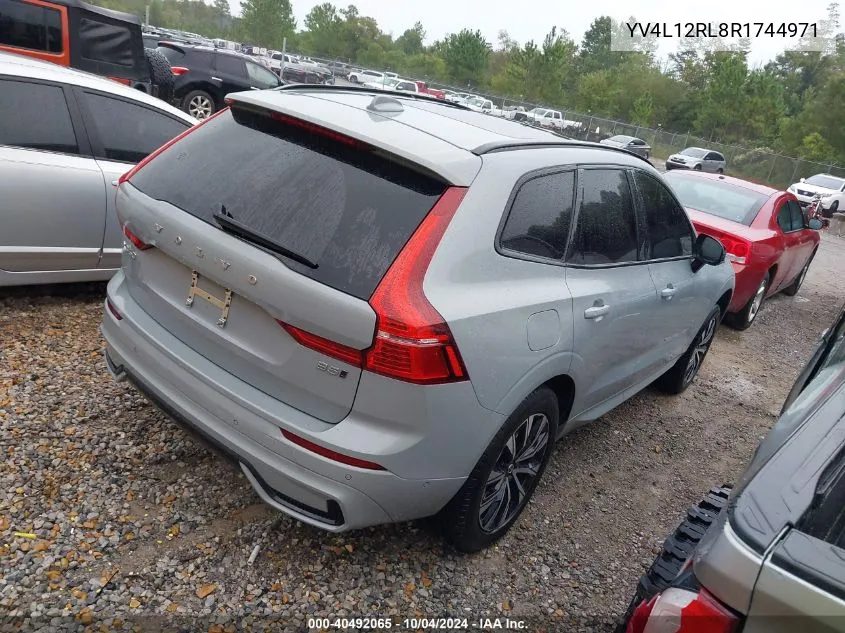 2024 Volvo Xc60 B5 Plus Dark Theme VIN: YV4L12RL8R1744971 Lot: 40492065