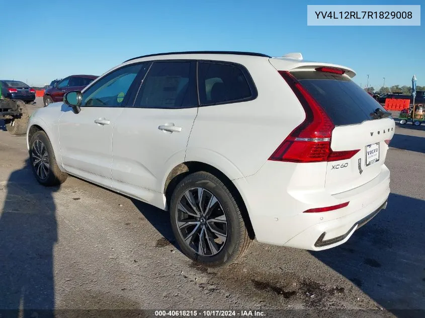 2024 Volvo Xc60 B5 Plus Dark Theme VIN: YV4L12RL7R1829008 Lot: 40618215