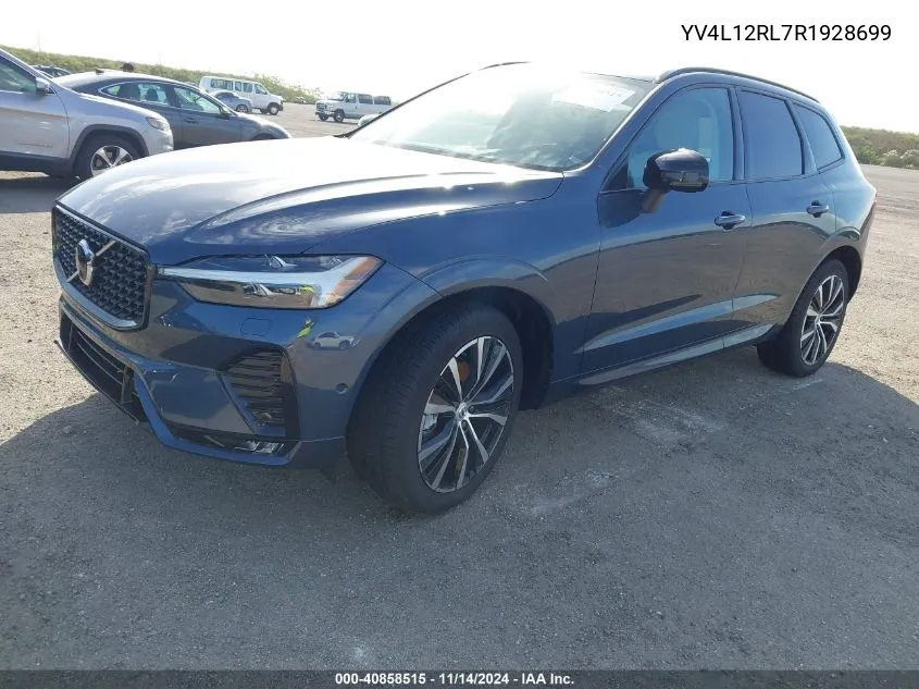 2024 Volvo Xc60 B5 Plus Dark Theme VIN: YV4L12RL7R1928699 Lot: 40858515