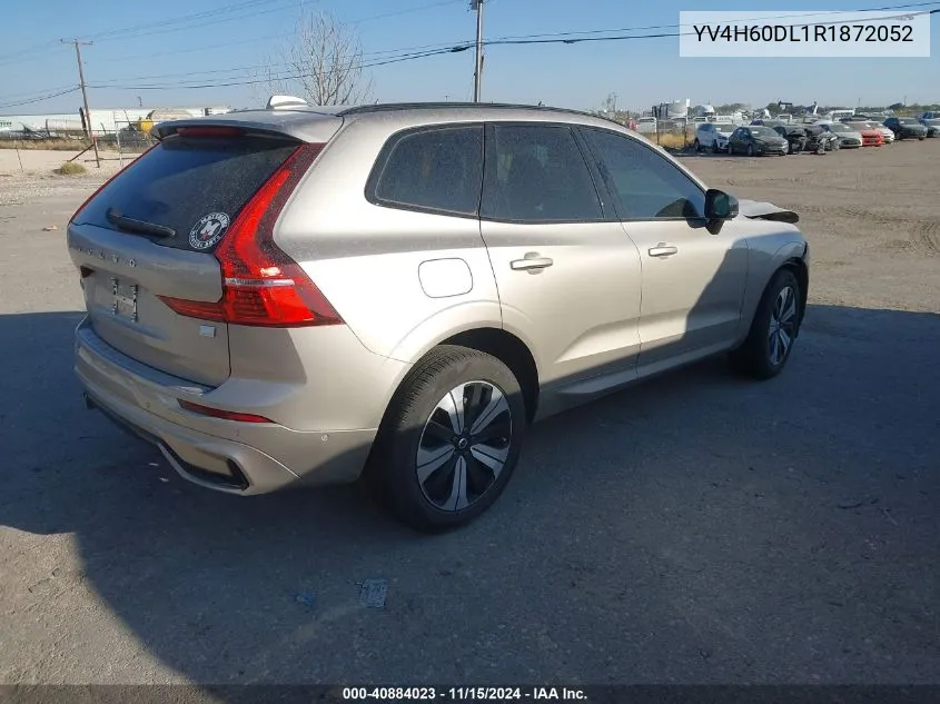 2024 Volvo Xc60 Recharge Plug-In Hybrid T8 Plus Dark Theme VIN: YV4H60DL1R1872052 Lot: 40884023