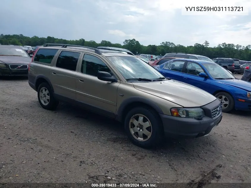 YV1SZ59H031113721 2003 Volvo Xc70 2.5T