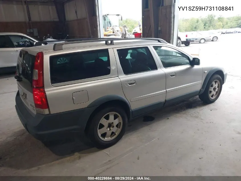 2003 Volvo Xc70 2.5T VIN: YV1SZ59H731108841 Lot: 40229884