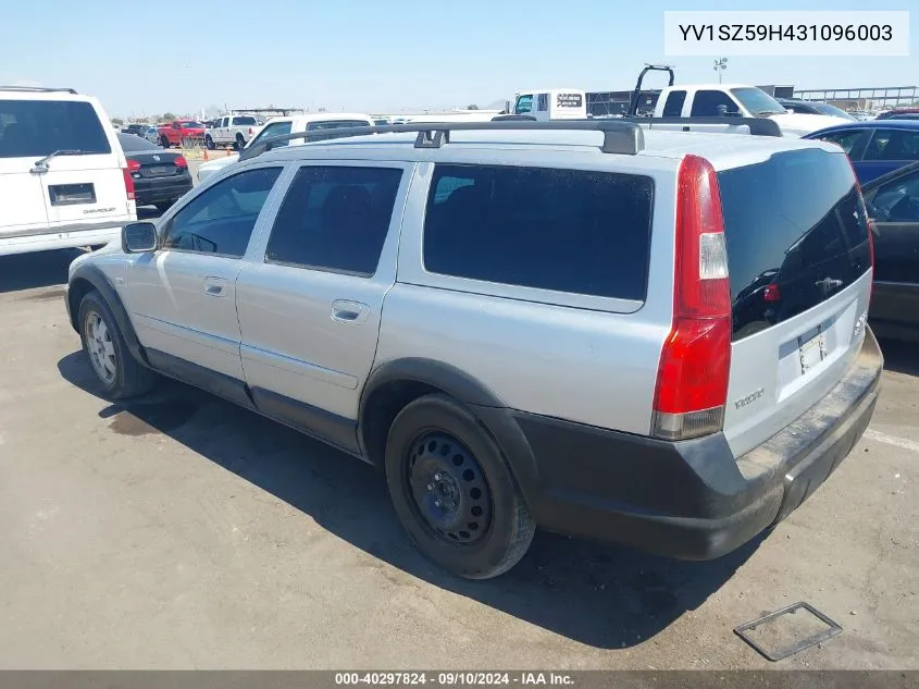 YV1SZ59H431096003 2003 Volvo Xc70 2.5T