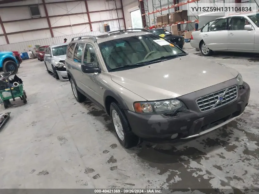 2003 Volvo Xc70 2.5T VIN: YV1SZ59H131104834 Lot: 40421369