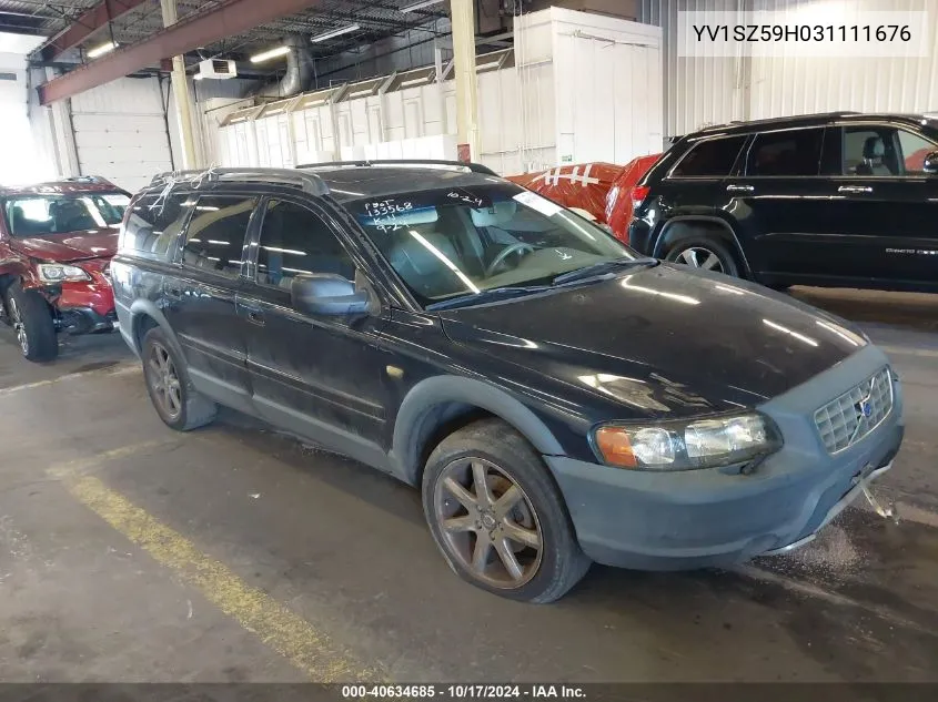 2003 Volvo Xc70 2.5T VIN: YV1SZ59H031111676 Lot: 40634685