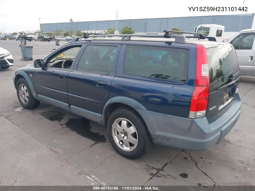 2003 Volvo Xc70 2.5T VIN: YV1SZ59H231101442 Lot: 40753188