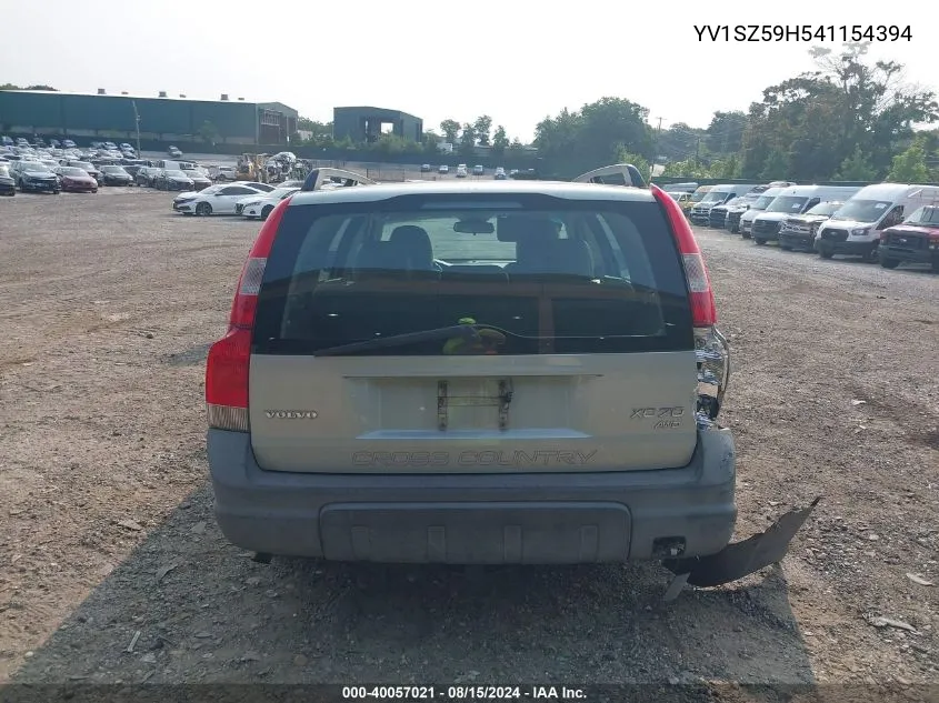 2004 Volvo Xc70 2.5T VIN: YV1SZ59H541154394 Lot: 40057021