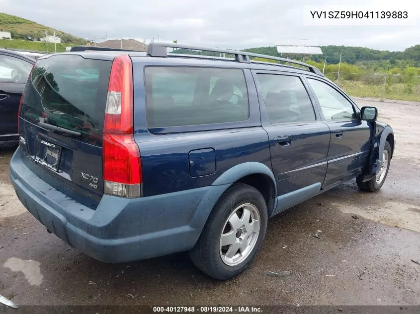 2004 Volvo Xc70 2.5T VIN: YV1SZ59H041139883 Lot: 40127948